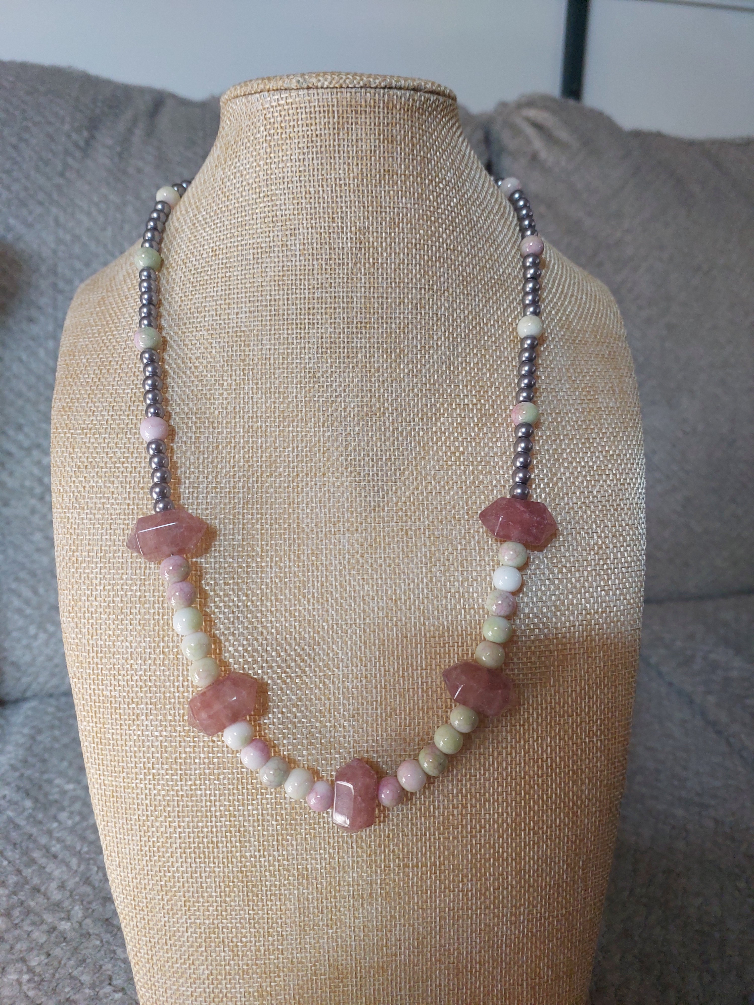 Strawberry Quartz Necklace