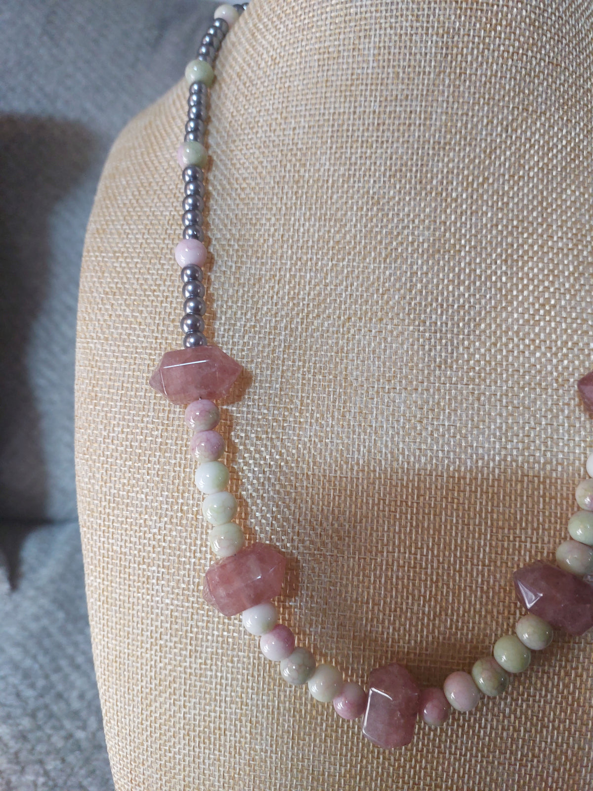 Strawberry Quartz Necklace